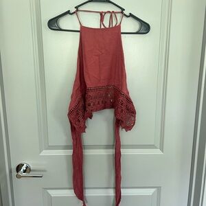 American Eagle Women’s Tie Crop Top